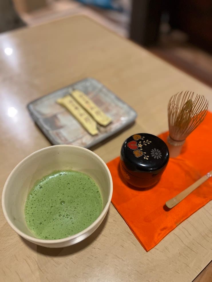 イメージです。古民家で気軽にお茶を楽しめる体験。